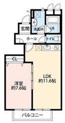 アスピリア ペルルの物件間取画像